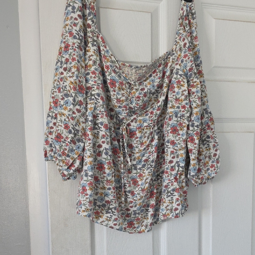 Floral Print Women's Top
